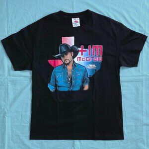 Vintage Tim McGraw 2004 "Bud Light/ Bud Bowl" T-Shirt
